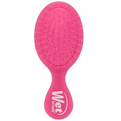 Wet Brush Mini Entwirr-Bürste, Pink Frost – Entwirr-Bürste für unterwegs – Ultra-weiche IntelliFlex-Borsten gleiten mühelos durch Knoten – Schmerzfrei – Für alle Haartypen Wet Brush Mini Entwirr-Bürste, Pink Frost – Entwirr-Bürste für unterwegs – Ultra-weiche IntelliFlex-Borsten gleiten mühelos durch Knoten – Schmerzfrei – Für alle Haartypen