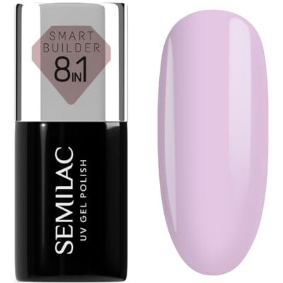 Semilac UV Nagellack Smart Builder 825 Lavender Touch 7 ml – Lavendelfarben, Hellviolett, 8-in-1 Formel, Selbstnivellierend, Schnelle & Mühelose Anwendung Semilac UV Nagellack Smart Builder 825 Lavender Touch 7 ml – Lavendelfarben, Hellviolett, 8-in-1 Formel, Selbstnivellierend, Schnelle & Mühelose Anwendung