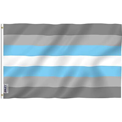 Anley Fly Breeze 3 x 5 Fuß Demigender Demiguy Pride Flag – Lebendige Farbe und farbecht – Canvas Header und doppelt genäht – Demiman LGBT Flags Polyester mit Messingösen 3 x 5 Ft Anley Fly Breeze 3 x 5 Fuß Demigender Demiguy Pride Flag – Lebendige Farbe und farbecht – Canvas Header und doppelt genäht – Demiman LGBT Flags Polyester mit Messingösen 3 x 5 Ft