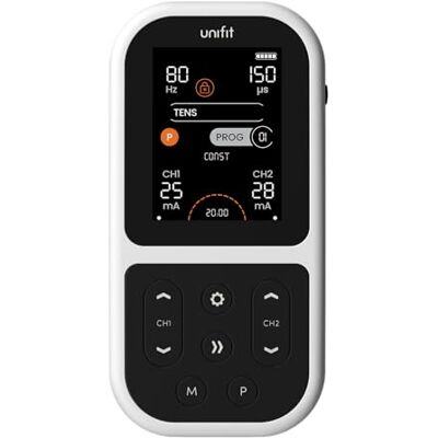 TensCare Unifit TENS, EMS & Massage-Modus – hilft Schmerzen zu lindern, Muskelrehabilitation, Muskelentspannung und Sporttraining TensCare Unifit TENS, EMS & Massage-Modus – hilft Schmerzen zu lindern, Muskelrehabilitation, Muskelentspannung und Sporttraining