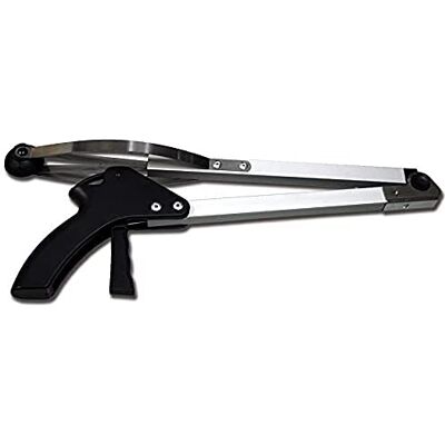 GIMA Greifzange, 2-teilig klappbar, Hilfsmittel zum Greifen von Gegenständen, Länge 80 cm. GIMA Greifzange, 2-teilig klappbar, Hilfsmittel zum Greifen von Gegenständen, Länge 80 cm.