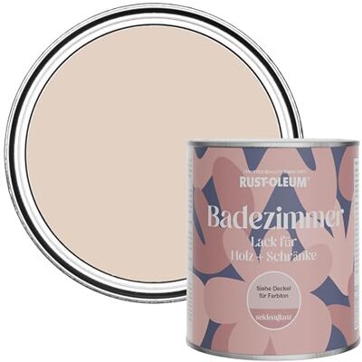 Rust-Oleum Pink Moisture Resistant Bathroom Wood and Cabinet Paint in Satin Finish Homespun 750ml Rust-Oleum Pink Moisture Resistant Bathroom Wood and Cabinet Paint in Satin Finish Homespun 750ml