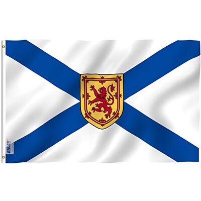 Anley Fly Breeze 3x5 Fuß Nova Scotia Flagge Lebendige Farbe und UV-lichtbeständig Flaggen der kanadischen Provinz Nova Scotia mit Messingösen 3 x 5 Ft Anley Fly Breeze 3x5 Fuß Nova Scotia Flagge Lebendige Farbe und UV-lichtbeständig Flaggen der kanadischen Provinz Nova Scotia mit Messingösen 3 x 5 Ft