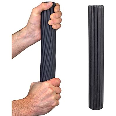 Cando Hand- und Fingertrainer Twist-n-Bend, Flexibler Übungsstab, Trainingsstab, schwarz (sehr schwer), 10-1515 Cando Hand- und Fingertrainer Twist-n-Bend, Flexibler Übungsstab, Trainingsstab, schwarz (sehr schwer), 10-1515
