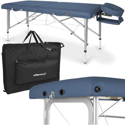 HABYS AVENO Life Altus Aluminium Massageliege klappbar Höhenverstellbare Massagebank 60/71 cm 5 cm Polsterung Therapieliege für Massage, Kosmetik & Physiotherapie Zubehör Set HABYS AVENO Life Altus Aluminium Massageliege klappbar Höhenverstellbare Massagebank 60/71 cm 5 cm Polsterung Therapieliege für Massage, Kosmetik & Physiotherapie Zubehör Set