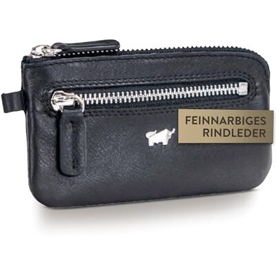 Braun Schlüsseletui aus echtem Rindsleder Golf Kleine Schlüsseltasche für Herren & Damen mit Reißverschluss & 2 Schlüsselringen Zeitlos klassisches Schlüsselmäppchen Edles Schwarz Braun Schlüsseletui aus echtem Rindsleder Golf Kleine Schlüsseltasche für Herren & Damen mit Reißverschluss & 2 Schlüsselringen Zeitlos klassisches Schlüsselmäppchen Edles Schwarz