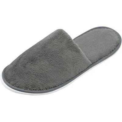 ZOLLNER 10 Paar Einwegslipper Gästehausschuh Frottierslipper für Reise, Spa, Sauna und Zuhause rutschhemmende Sohle geschlossene Spitze Einheitsgröße Hotelqualität, 386 ZOLLNER 10 Paar Einwegslipper Gästehausschuh Frottierslipper für Reise, Spa, Sauna und Zuhause rutschhemmende Sohle geschlossene Spitze Einheitsgröße Hotelqualität, 386