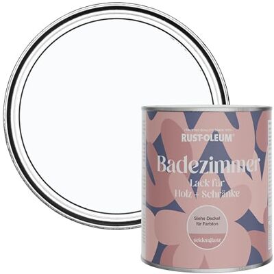 Rust-Oleum Light Blue Moisture Resistant Bathroom Wood and Cabinet Paint in Satin Finish Icecap 750ml Rust-Oleum Light Blue Moisture Resistant Bathroom Wood and Cabinet Paint in Satin Finish Icecap 750ml