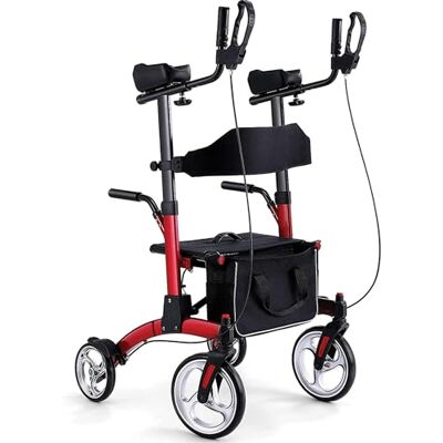 GIMA Vertikaler Gehwagen, voll verstellbar, mit komfortabler Polsterung, 43172 GIMA Vertikaler Gehwagen, voll verstellbar, mit komfortabler Polsterung, 43172