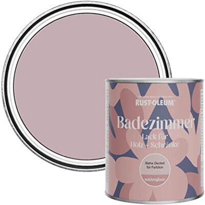 Rust-Oleum Pink Moisture Resistant Bathroom Wood and Cabinet Paint in Satin Finish Little Light 750ml Rust-Oleum Pink Moisture Resistant Bathroom Wood and Cabinet Paint in Satin Finish Little Light 750ml