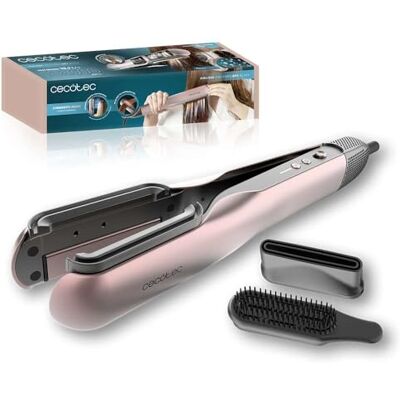 Cecotec Haarglätter mit Luft AirLisse 2in1 ForceDry Black Essential. 1000W, Luftstrom 19,7 m/s, 2 magnetische Aufsätze, Antifrizz, Plasmafunktion, bürstenloser Motor, 4Temperaturen, 2Geschwindigkeiten Cecotec Haarglätter mit Luft AirLisse 2in1 ForceDry Black Essential. 1000W, Luftstrom 19,7 m/s, 2 magnetische Aufsätze, Antifrizz, Plasmafunktion, bürstenloser Motor, 4Temperaturen, 2Geschwindigkeiten