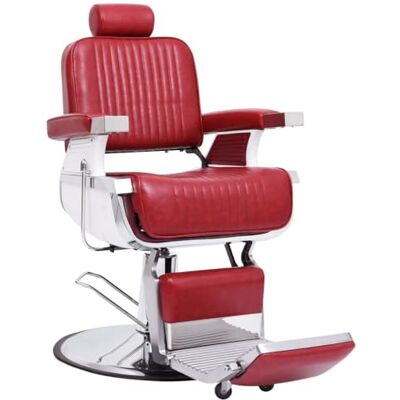 vidaXL Friseurstuhl Rot 68x69x116 cm Kunstleder vidaXL Friseurstuhl Rot 68x69x116 cm Kunstleder