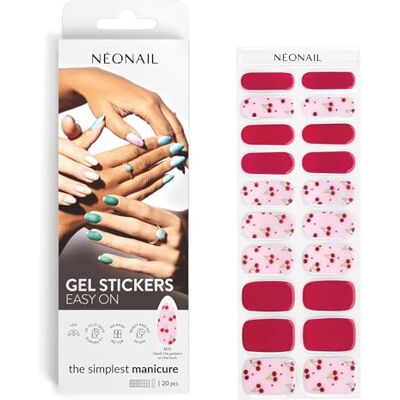 NÉONAIL Nagelfolie UV Härtend Gel Stickers Easy On UV Gel Strips Fingernägel zum Aufkleben Nagelsticker Nagellackstreifen Nagelaufkleber Aufkleber Nägel M15 NÉONAIL Nagelfolie UV Härtend Gel Stickers Easy On UV Gel Strips Fingernägel zum Aufkleben Nagelsticker Nagellackstreifen Nagelaufkleber Aufkleber Nägel M15