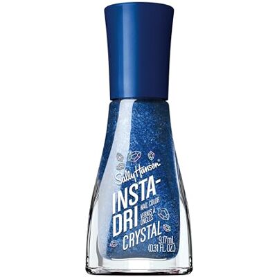 Hansen Insta-Dri Nagelfarbe, Top-Coat, schnelltrocknend, Kobaltblau, 123, leicht zu gleiten, 9 ml Hansen Insta-Dri Nagelfarbe, Top-Coat, schnelltrocknend, Kobaltblau, 123, leicht zu gleiten, 9 ml