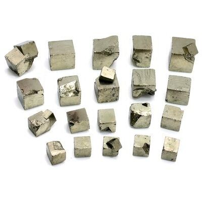 CrystalAge Eisen-Pyrit-Würfel, MPC-Medium, 20 mm CrystalAge Eisen-Pyrit-Würfel, MPC-Medium, 20 mm