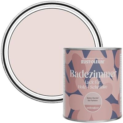 Rust-Oleum Pink Moisture Resistant Bathroom Wood and Cabinet Paint in Satin Finish Elbow Beach 750ml Rust-Oleum Pink Moisture Resistant Bathroom Wood and Cabinet Paint in Satin Finish Elbow Beach 750ml