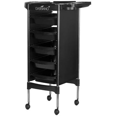 ACTIVESHOP Friseurwagen Arbeitswagen Friseurassistant Rollwagen Kosmetikwagen Gabbiano fx11-5 schwarz ACTIVESHOP Friseurwagen Arbeitswagen Friseurassistant Rollwagen Kosmetikwagen Gabbiano fx11-5 schwarz