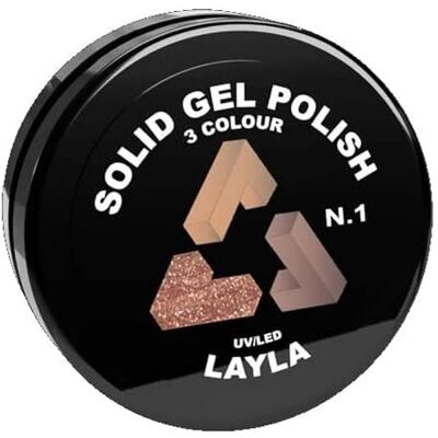 LAYLA SOLID GEL VERSION PALETTE Nr. 1 OH MY NUDE LAYLA SOLID GEL VERSION PALETTE Nr. 1 OH MY NUDE