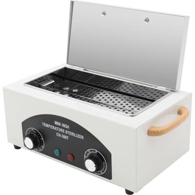 LXKJDS Heißluftsterilisator, 300 W, 2 l, Griff, für Friseure, Beauty, Pro Heißluftsterilisator, 300 W, 2 l, Timer 0-60 Minuten, Temperatur 50 – 220 °C, für Nagelkunst, Frisur, Schönheit, Haus, Klinik LXKJDS Heißluftsterilisator, 300 W, 2 l, Griff, für Friseure, Beauty, Pro Heißluftsterilisator, 300 W, 2 l, Timer 0-60 Minuten, Temperatur 50 – 220 °C, für Nagelkunst, Frisur, Schönheit, Haus, Klinik