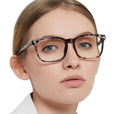 OCCI CHIARI Modische Blaue Lichtblocker-Lesebrillen für Damen, Mittlere Rechteckige Lesers, Damen-Computerbrillen Federscharniere 0, 1,0, 1,25, 1,5, 1,75, 2,0, 2,25, 2,5, 2,75, 3,0, 3,5, 4,0 OCCI CHIARI Modische Blaue Lichtblocker-Lesebrillen für Damen, Mittlere Rechteckige Lesers, Damen-Computerbrillen Federscharniere 0, 1,0, 1,25, 1,5, 1,75, 2,0, 2,25, 2,5, 2,75, 3,0, 3,5, 4,0