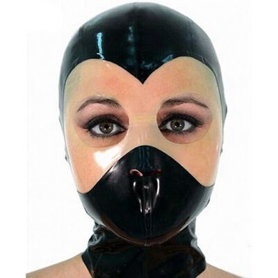 WXLPCGO Bondage Latex Maske BDSM Maske SM Fetish Rubber Mask mit ReißVerschluss mit Augen Loch for Women Men Halloween Cosplay WXLPCGO Bondage Latex Maske BDSM Maske SM Fetish Rubber Mask mit ReißVerschluss mit Augen Loch for Women Men Halloween Cosplay