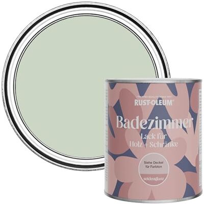 Rust-Oleum Green Moisture Resistant Bathroom Wood and Cabinet Paint in Satin Finish Laurel Green 750ml Rust-Oleum Green Moisture Resistant Bathroom Wood and Cabinet Paint in Satin Finish Laurel Green 750ml