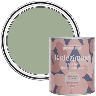 Rust-Oleum Green Bramwell Moisture Resistant Bathroom Wood and Cabinet Paint in Satin Finish Bramwell 750ml Rust-Oleum Green Bramwell Moisture Resistant Bathroom Wood and Cabinet Paint in Satin Finish Bramwell 750ml