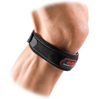 McDavid Herren Knieband-414 Knieband, schwarz, one Size, Einheitsgröße McDavid Herren Knieband-414 Knieband, schwarz, one Size, Einheitsgröße