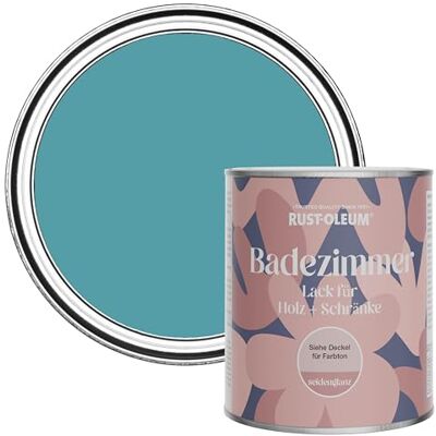 Rust-Oleum Blue Moisture Resistant Bathroom Wood and Cabinet Paint in Satin Finish Belgrave 750ml Rust-Oleum Blue Moisture Resistant Bathroom Wood and Cabinet Paint in Satin Finish Belgrave 750ml