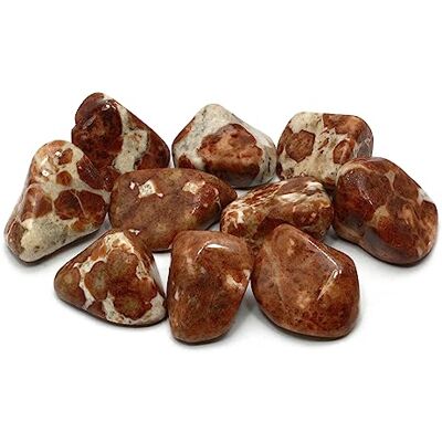 CrystalAge Trommelsteine, Granat, Kalkstein, 25-30 mm CrystalAge Trommelsteine, Granat, Kalkstein, 25-30 mm