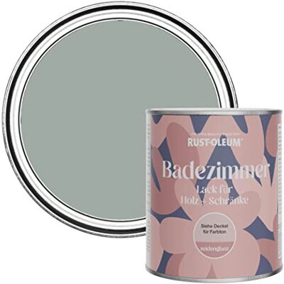Rust-Oleum Grey Moisture Resistant Bathroom Wood and Cabinet Paint in Satin Finish Pitch Grey 750ml Rust-Oleum Grey Moisture Resistant Bathroom Wood and Cabinet Paint in Satin Finish Pitch Grey 750ml