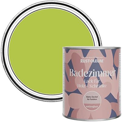 Rust-Oleum Green Moisture Resistant Bathroom Wood and Cabinet Paint in Satin Finish Key Lime 750ml Rust-Oleum Green Moisture Resistant Bathroom Wood and Cabinet Paint in Satin Finish Key Lime 750ml