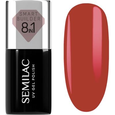 Semilac UV Nagellack Smart Builder 827 Classic Cherry 7 ml – Kirschrot, Tiefrot, 8-in-1 Formel, Selbstnivellierend, Schnelle & Mühelose Anwendung Semilac UV Nagellack Smart Builder 827 Classic Cherry 7 ml – Kirschrot, Tiefrot, 8-in-1 Formel, Selbstnivellierend, Schnelle & Mühelose Anwendung