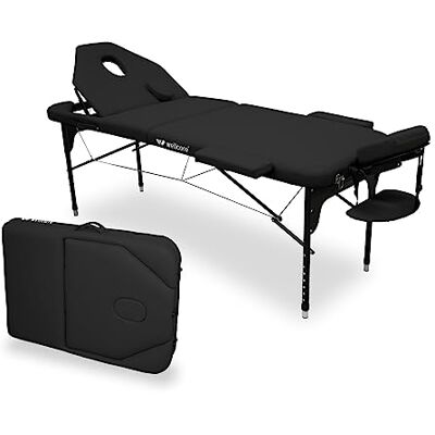 Quirumed WELLCORE Klappliege aus Aluminium, mit aufklappbarer Rückenlehne, 185 x 65 cm, Kunstleder, höhenverstellbar, Gelenkkopf, Gesichtsloch, Schwarz, Transporttasche, bis 225 kg Quirumed WELLCORE Klappliege aus Aluminium, mit aufklappbarer Rückenlehne, 185 x 65 cm, Kunstleder, höhenverstellbar, Gelenkkopf, Gesichtsloch, Schwarz, Transporttasche, bis 225 kg