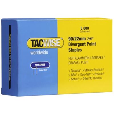Tacwise 5.000 galvanisierte Klammern L. 22mm - Schmale Krone - Produkttyp Tacwise 5.000 galvanisierte Klammern L. 22mm - Schmale Krone - Produkttyp