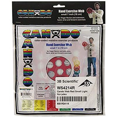 Cando Power-Web Handtrainer, Handtrainer Web latexfrei Durchmesser 35,6 cm, rot (leicht) Cando Power-Web Handtrainer, Handtrainer Web latexfrei Durchmesser 35,6 cm, rot (leicht)