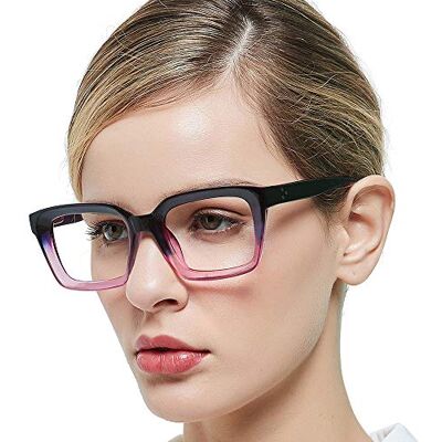 OCCI CHIARI Reading Glasses for Women Large Ladies Readers Square Frame Glasses for Reading 1.0,1.25,1.5,1.75,2.0,2.25,2.5... OCCI CHIARI Reading Glasses for Women Large Ladies Readers Square Frame Glasses for Reading 1.0,1.25,1.5,1.75,2.0,2.25,2.5...