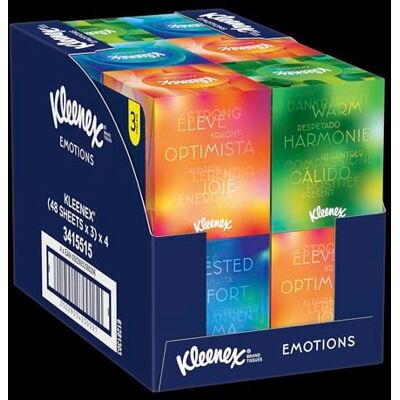 Kleenex Take a Moment Sammlung - 12 Würfel-Boxen - Unterstützung für Mind Kleenex Take a Moment Sammlung - 12 Würfel-Boxen - Unterstützung für Mind