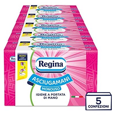 Regina Einwegtücher – 5 Packungen à 100 Blätter - Einwegprodukte Regina Einwegtücher – 5 Packungen à 100 Blätter - Einwegprodukte