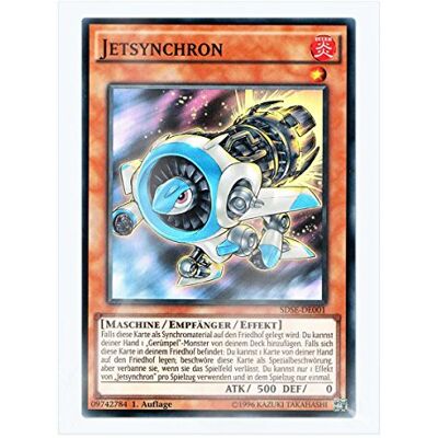 Yu-Gi-Oh! SDSE-DE001 Jet Synchron 1. Auflage im Set mit original Gwindi Kartenschutzhülle Yu-Gi-Oh! SDSE-DE001 Jet Synchron 1. Auflage im Set mit original Gwindi Kartenschutzhülle