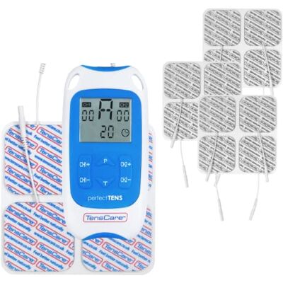 TensCare Perfect TENS mit 16 Elektroden zur effektiven Schmerzlinderung 2 Kanäle und 8 Programme für Rücken-, Gelenk-, Muskel- und chronische Schmerzen. TensCare Perfect TENS mit 16 Elektroden zur effektiven Schmerzlinderung 2 Kanäle und 8 Programme für Rücken-, Gelenk-, Muskel- und chronische Schmerzen.