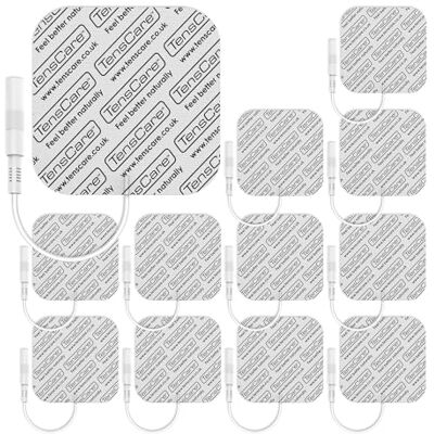 TensCare Reusable Electrode Pads for TENS, EMS Devices 50 * 50mm 1 Pack of 12 Electrodes (E-Geprüft CM5050V) TensCare Reusable Electrode Pads for TENS, EMS Devices 50 * 50mm 1 Pack of 12 Electrodes (E-Geprüft CM5050V)
