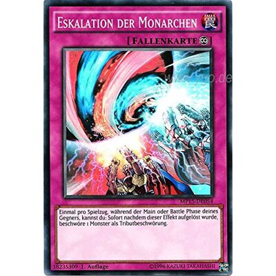 Yu-Gi-Oh! MP15-DE054 Eskalation der Monarchen 1. Auflage im Set mit original Gwindi Kartenschutzhülle Yu-Gi-Oh! MP15-DE054 Eskalation der Monarchen 1. Auflage im Set mit original Gwindi Kartenschutzhülle