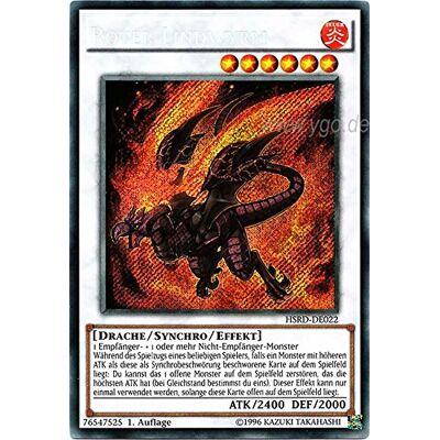 Yu-Gi-Oh! HSRD-DE022 Roter Lindwurm 1. Auflage im Set mit original Gwindi Kartenschutzhülle Yu-Gi-Oh! HSRD-DE022 Roter Lindwurm 1. Auflage im Set mit original Gwindi Kartenschutzhülle