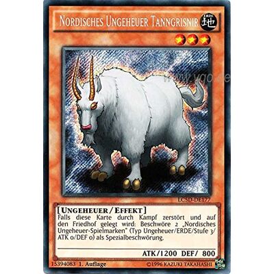 Yu-Gi-Oh! LC5D-DE177 Nordisches Ungeheuer Tanngrisnir 1. Auflage im Set mit original Gwindi Kartenschutzhülle Yu-Gi-Oh! LC5D-DE177 Nordisches Ungeheuer Tanngrisnir 1. Auflage im Set mit original Gwindi Kartenschutzhülle