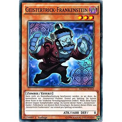 Yu-Gi-Oh! MP14-DE143 Geistertrick-Frankenstein 1. Auflage im Set mit original Gwindi Kartenschutzhülle Yu-Gi-Oh! MP14-DE143 Geistertrick-Frankenstein 1. Auflage im Set mit original Gwindi Kartenschutzhülle