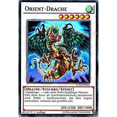 Yu-Gi-Oh! LC5D-DE247 Orient-Drache 1. Auflage im Set mit original Gwindi Kartenschutzhülle Yu-Gi-Oh! LC5D-DE247 Orient-Drache 1. Auflage im Set mit original Gwindi Kartenschutzhülle
