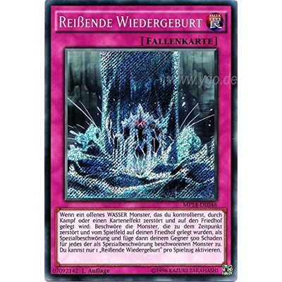 Yu-Gi-Oh! MP14-DE046 Reißende Wiedergeburt 1. Auflage im Set mit original Gwindi Kartenschutzhülle Yu-Gi-Oh! MP14-DE046 Reißende Wiedergeburt 1. Auflage im Set mit original Gwindi Kartenschutzhülle