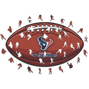 Iconic Puzzles , Houston Texans Crest, 100% ökologisch nachhaltiges Holzpuzzle mit offizieller Lizenz, Größe M, 270 Teile Iconic Puzzles , Houston Texans Crest, 100% ökologisch nachhaltiges Holzpuzzle mit offizieller Lizenz, Größe M, 270 Teile