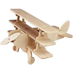 Pebaro 830/5 Solar Holzbausatz Dreidecker, 3D Puzzle, Modellbausatz, Basteln mit Holz, Holzpuzzle, Bastelset, vorgestanzte Holzplatte, ausbrechen, zusammenstecken, fertig, Geschenkidee Pebaro 830/5 Solar Holzbausatz Dreidecker, 3D Puzzle, Modellbausatz, Basteln mit Holz, Holzpuzzle, Bastelset, vorgestanzte Holzplatte, ausbrechen, zusammenstecken, fertig, Geschenkidee